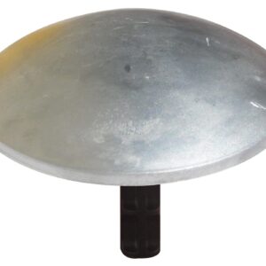 Plain Aluminum road button
