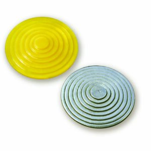 Button guide for the blind